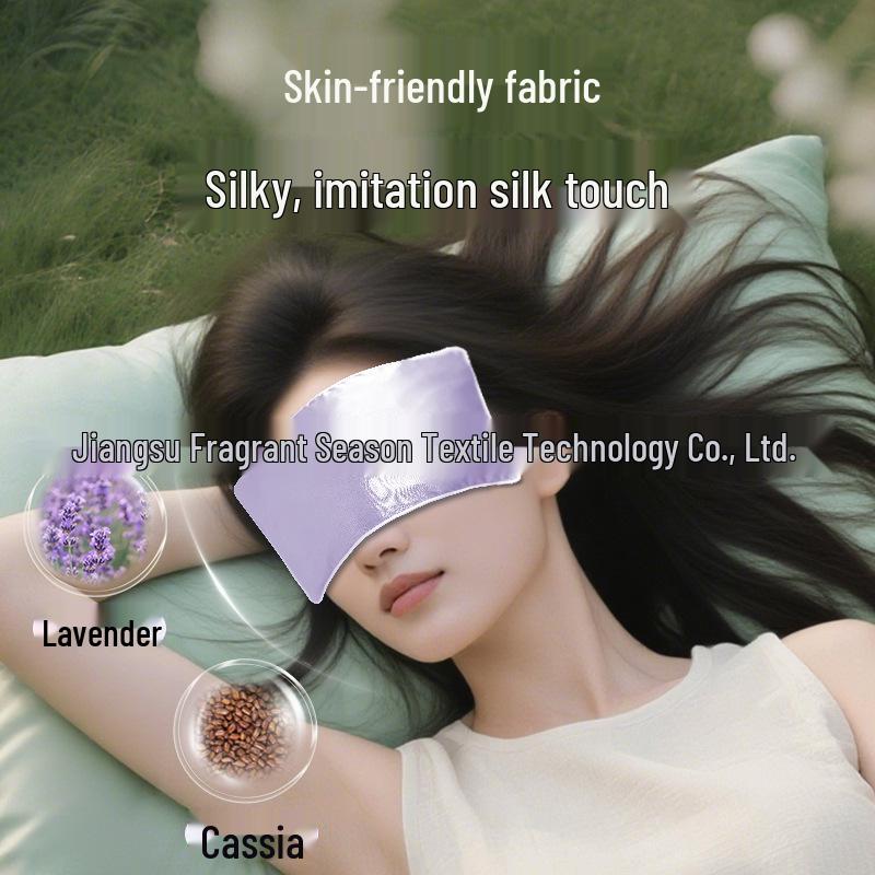 Lavender Buckwheat Flaxseed Eye Pillow - Heated or Cold Compress Sleep Mask