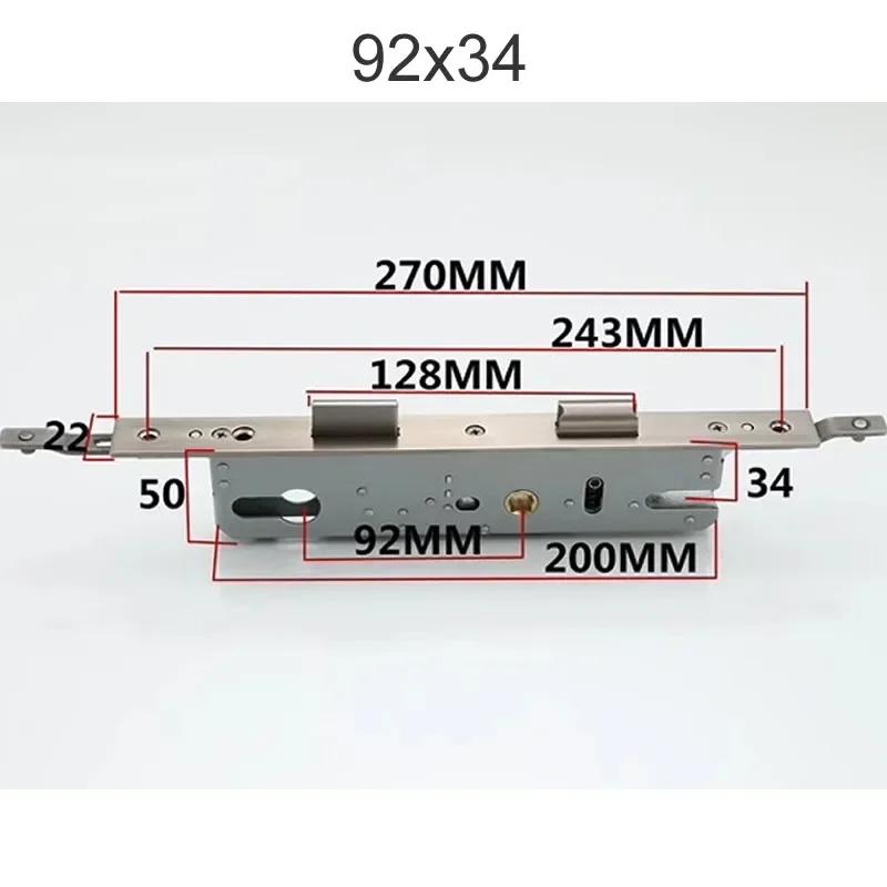 Aluminum Alloy Door Lock Body Margin 8534 8530 9230 9234 Lift Handle Lock It for 32mm Lock Cylinder