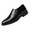 New inner height-increasing leather shoes men's 8cm genuine leather business dress Derby shoes invisible height-increasing one-pedal pointed m