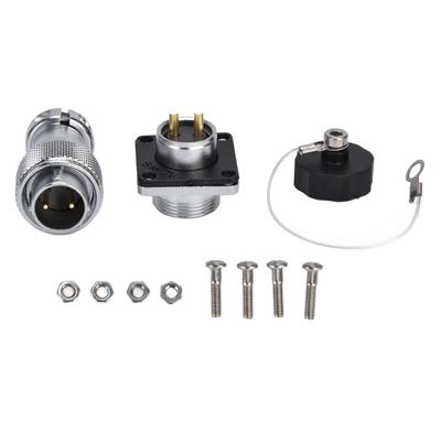 2 Pin Metal Aviation Connector Adapter Waterproof Zinc Alloy WS16 Aviation Connector AC 500V