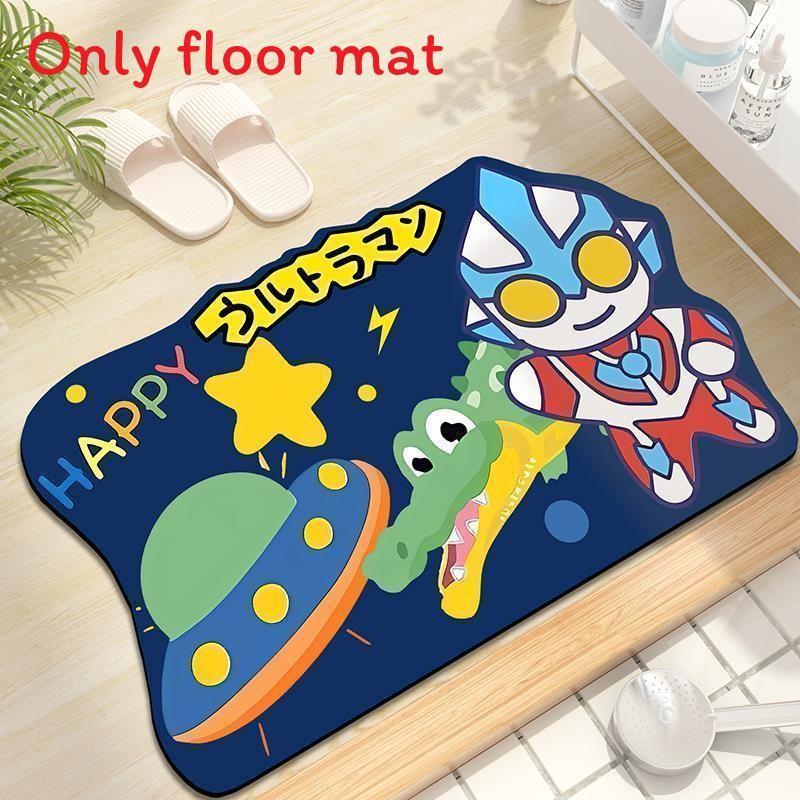 

Милый Монстр Ультрамен Ракета Узор Диатомовая Грязь Подушка Кухня Туалет Ковер Crocodile,40x60cm