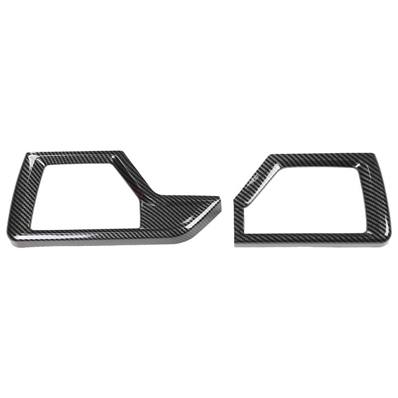 

ABS Carbon Fiber FOR BMW X5 G05 2026-2026 Car Dashboard Side Air Outlet Decorative Frame Sticker Car Interior Accessories
