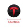 Car Sticker Tesla 4pcs 56mm Car Wheel Center Hub Caps Emblem Hubcap Badge Sticker Replacement Decoration For Tesla Model 3 Model