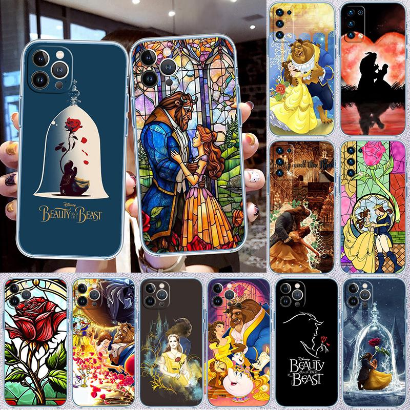 Beauty and the Beast Transparent Phone Case for Motorola Moto G7 G8 G9 G84 G85 G73 G24 G15 Z2 Play Power Plus