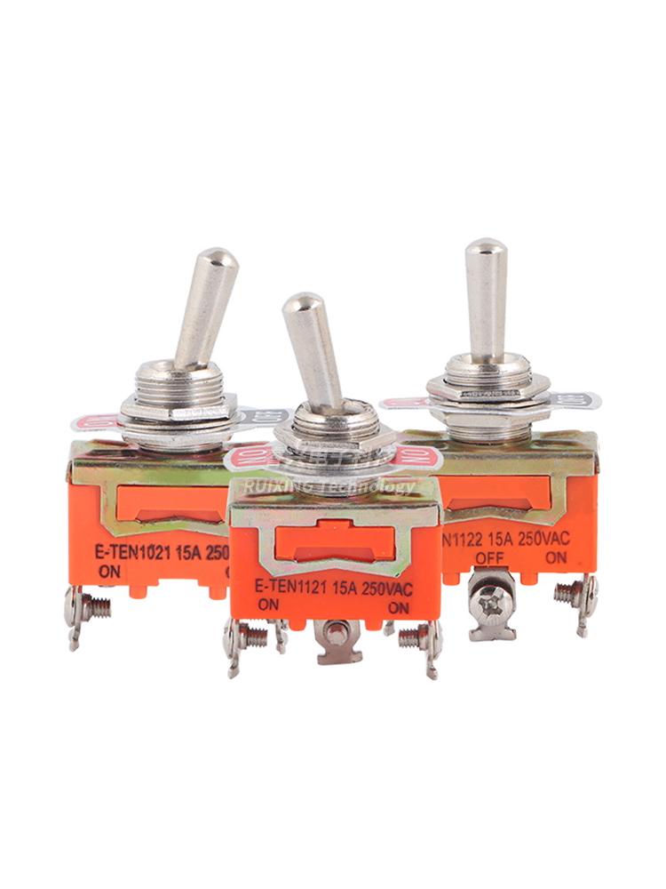 E-TEN1021 Large Toggle Power Rocker Switch Series: Models 1221, 1321, 1322.