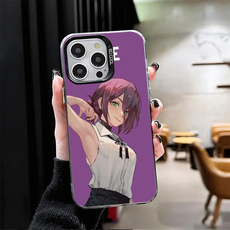 Anime Character R-Reze CSM Soft Phone Case for iPhone 15 16 17 Pro Max 17Air 16E 14 Plus 13 12 Mini Shockproof Cover Back Shell