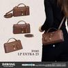 LP23 Women's Premium Cowhide Shoulder Bag with Removable Strap