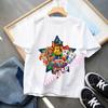 2026 Cat Kids Tshirts Summer Short Sleeve Tees Cartoon Animal Boys Girls Clothes Kawaii Kitten Tops Y2K Children T-shirt