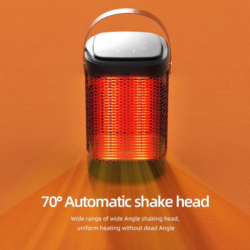 Elektryczny grzejnik 1500 W Wentylatory grzewcze Biurkowy wentylator grzewczy PTC Dmuchawa gorącego powietrza Przenośny grzejnik do domu Łazienka Grzejnik gorącego powietrza