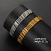 Cazador Trendy Mesh Chain Women's Bracelet Stainless Steel Gold Plated Waterproof Bracelets Party Birthday Gifts Wholesale New