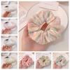 Rubber Band Sweet Knitted Hair Rope Korean Style Knitted Hair Hoop Winter Plush Scrunchies  Party