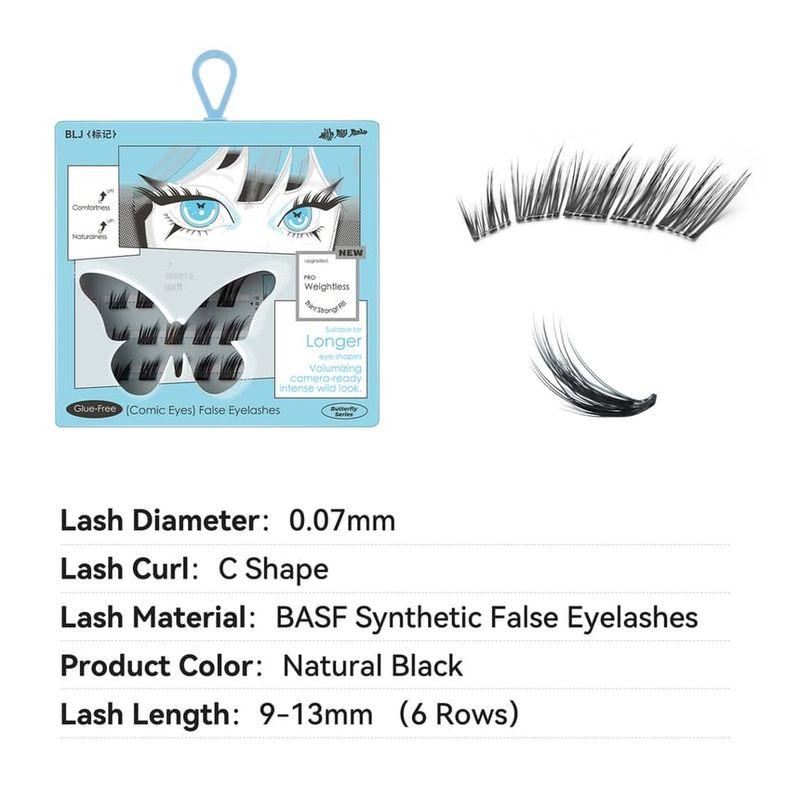 BLJ - Comic Eyes Glue-free False Eyelashes - HD04