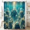 Luxury City Scene Shower Curtain Waterproof Fabric Decorative Bathroom Liner for Home Decoration In Bathrooms Toilets On AliExpr