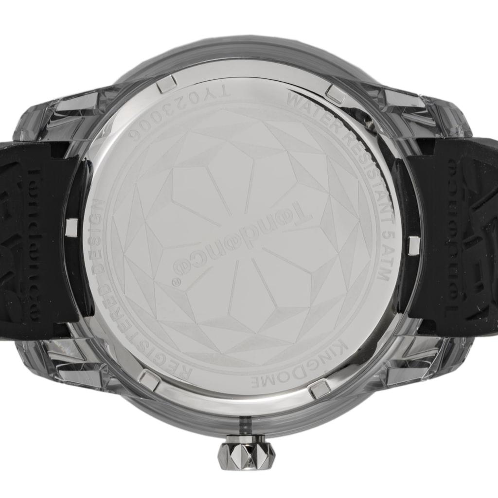 Tendence Kingdome Men's Watch, Black, TY023006-BK-AM [Parallel Import]