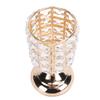 Tea Light Candlestick Holder Shimmering Rhinestone Gold Metal Candle Holder for Dining Table Centerpiece Wedding Candle