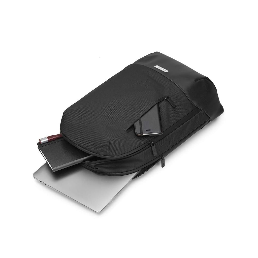 Backpack 15 Inch PC Storage Business Backpack Men Women Metro Backpack Black One Size [Moleskine]