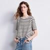 Chuyu Women's Striped Round Neck T-Shirt