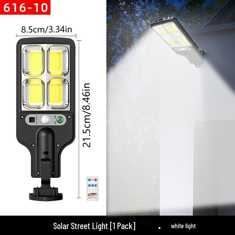 Outdoor Solar LED Motion Sensor Garden and Wall Lights - Bright Integrated Home & Street Lighting