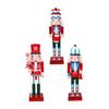 Christmas Nutcracker Figurine 25cmtall for Tabletop Thanksgiving Halloween