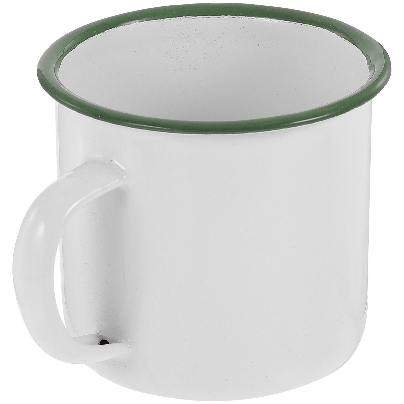 Эмалированная Кружка Винтажный Стиль Термостойкая Кружка Для Напитков Для Кофе Чая Молока Дома В Офисе В Ресторане Ретро Эмалированная Посуда other