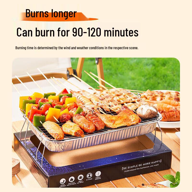 Suncojia Disposable Charcoal BBQ Grill