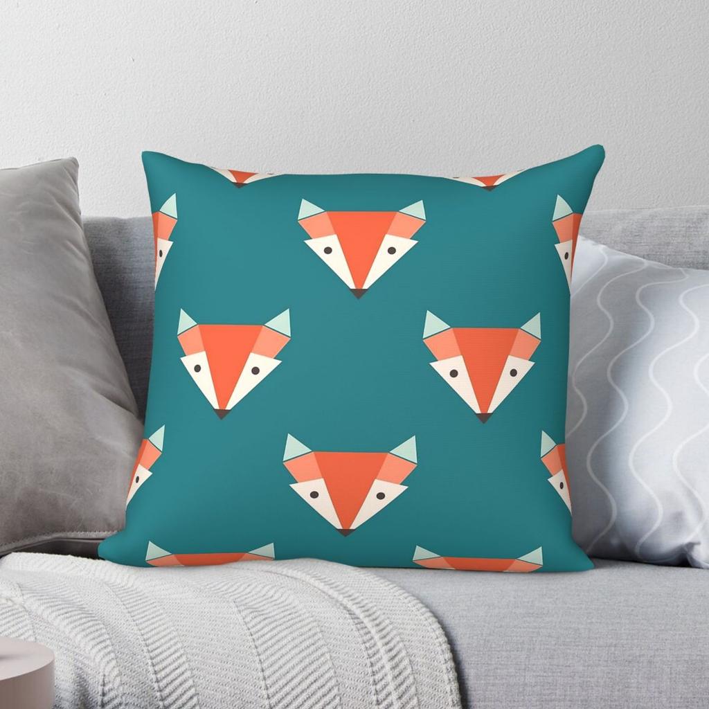 Was sagt Foxy Fox Quadratische Kissenhülle Polyester Leinen Samt Kreativ Reißverschluss Dekorative Kissenhülle Bett