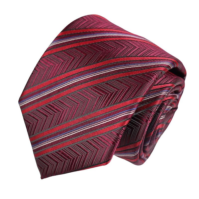

[Michiko London] freshers recruitment tie brand silk present gift gift Fashionable suit perfect for jackets men s (MKCP-33-D wine)
