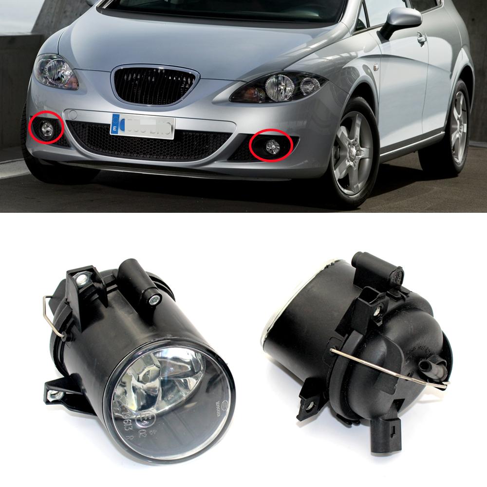 Fog Light For Seat Leon/Altea/Toledo 2005 2006 2007 2008 2009 Front Bumper Fog Lamp Foglights Without Bulbs