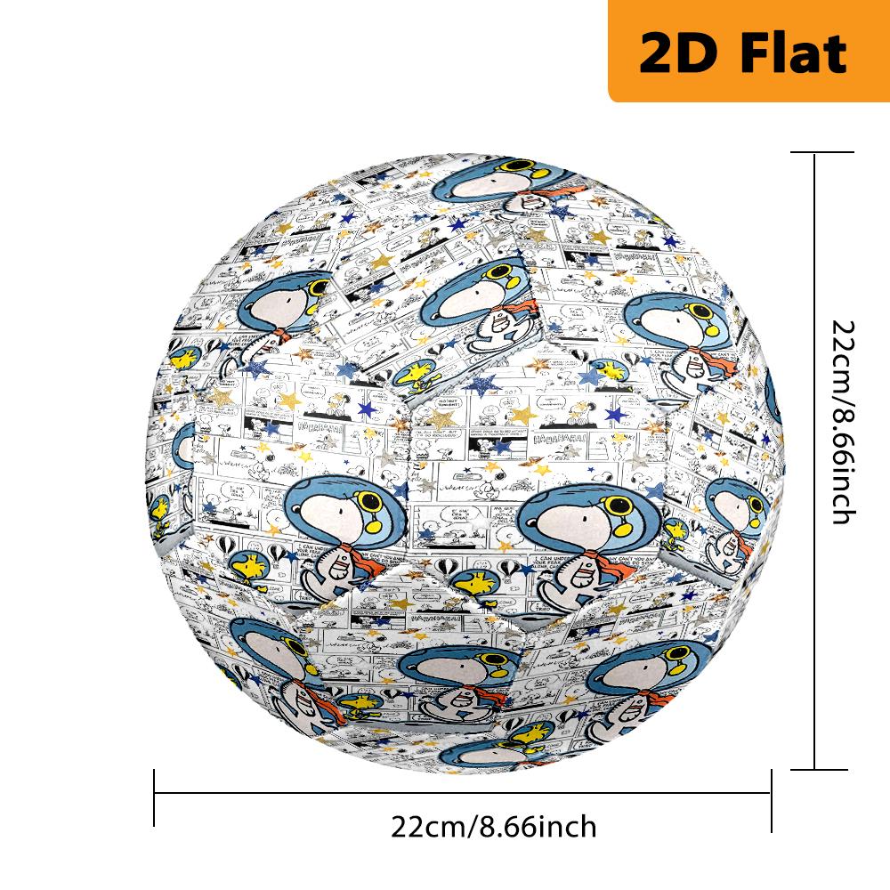 Snoopy Soccer Ball Suitable For Both Training And Competition No 11 Football Wearresistant And Slipresistant High Elasticity