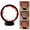 Led Crystal Lamp Room Decoration Natural Gemstone Amethyst Healing Stone Home Decoration Round Lamp