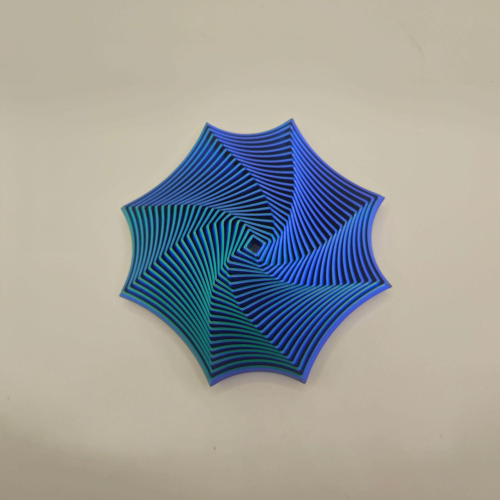 

3D-Printed Fractal Radish Fidget Tower
