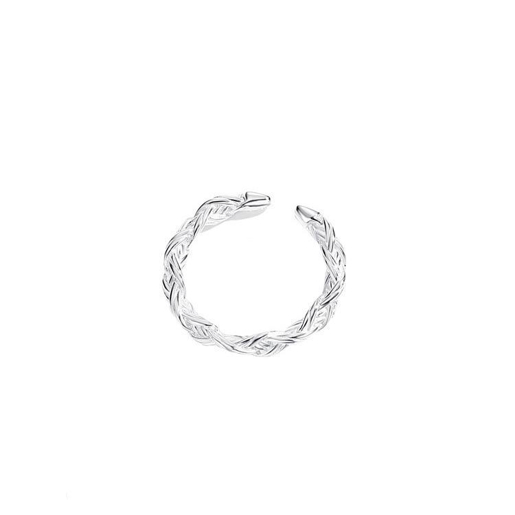 925 Silver Thick Twisted Ring - Women's Fashionable Index Finger Accessory, Unique Design, 2022 Edition