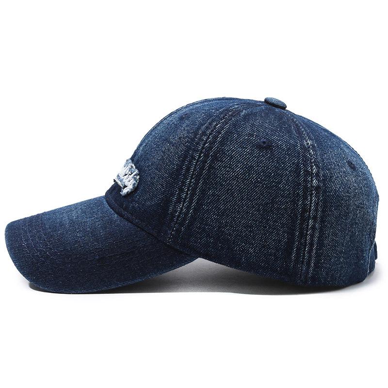Embroidery Denim Baseball Cap Men Women Spring Summer Sun Hat Cap Snapback Hat Sun Visor Hats Fishing Hat Peak Cap