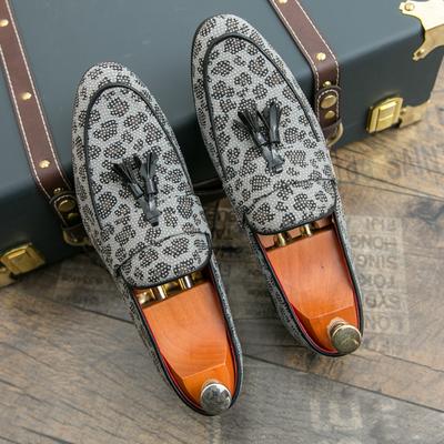 Mode Nouveaux Mocassins Décontractés en Cuir pour Hommes Mode Chaussures de Conduite à Enfiler pour Hommes Chaussures Décontractées Style Punk Mocassins Confortables Chaussures Plates de Marche pour Hommes