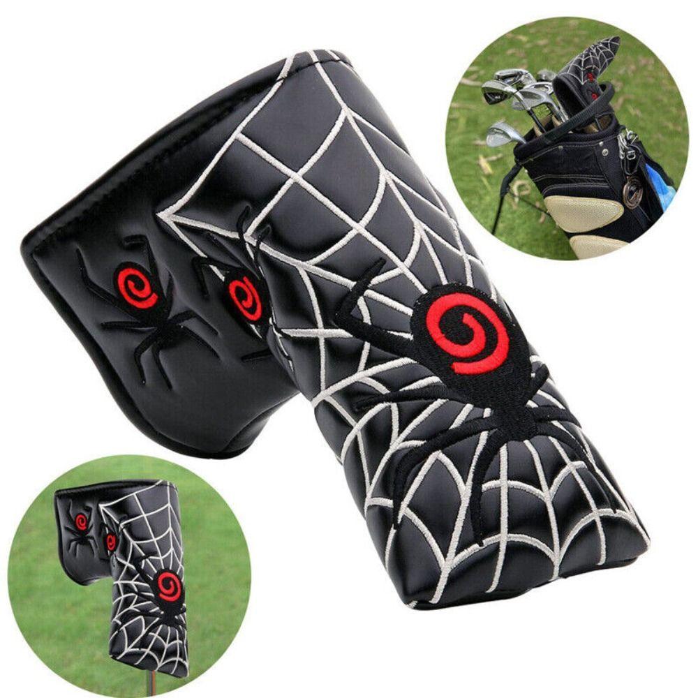 

PU Golf Club Head Cover Straight Stripes Golf Headcover New Golf Putter Cover