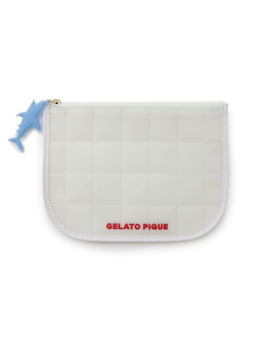 

Gelato Pique COOL PVC Flat Pouch PWGB222608 WHITE Women s