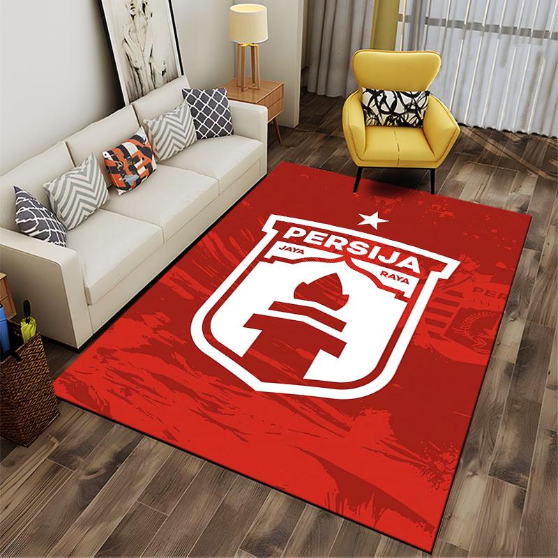 Red Persija Logo Carpet Design suitable as a non-slip mat for the living room or bedroom sofa