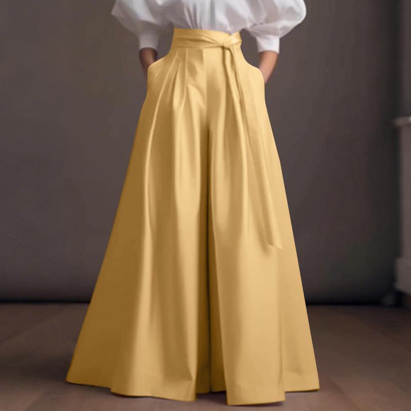 

Женские повседневные брюки ZANZEA с высокой талией, свободные, широкие 4XL хаки