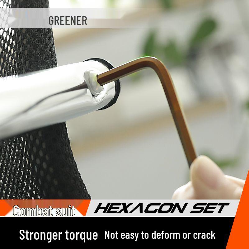 Universal Hex Wrench Set - 6-Point Screwdriver & Extendable Hex Tool