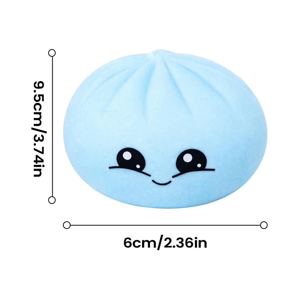 

Squishy Dumpling Stress Ball Soft Fidget Sensory Toy for ADHD Autism Slow Rebound Squeeze Toy for Adults Kids Christmas Gift синий