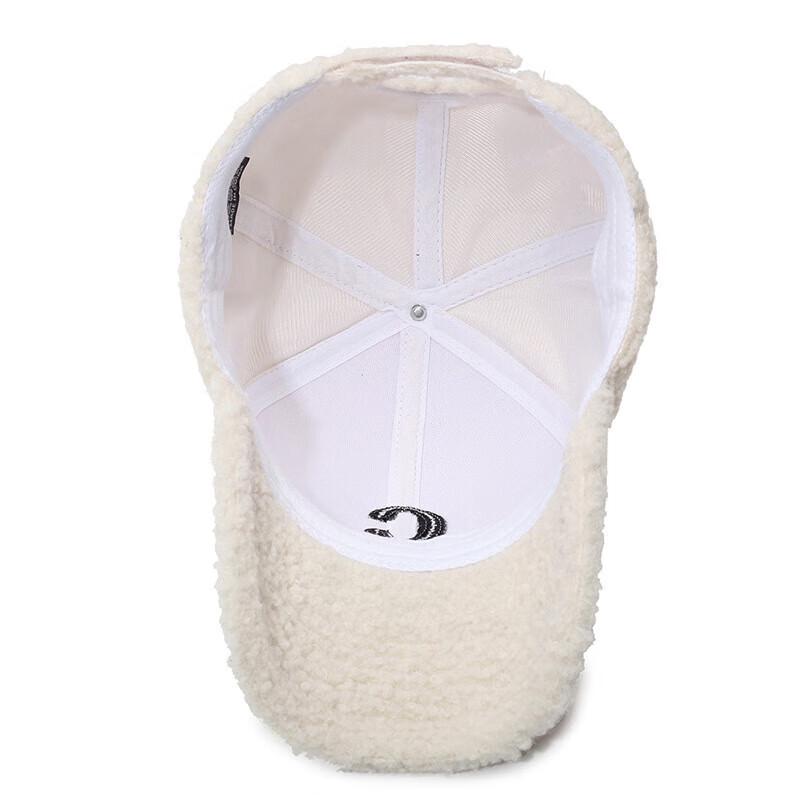Lilang Women's Korean Style Warm Lambswool Baseball Cap
