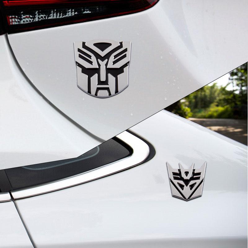 Transformers car stickers personalized car stickers decorative car stickers scratch car stickers chrome plated PVC car stickers