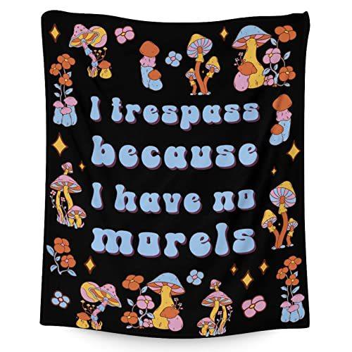 Cartoon Mushroom Blanket Sofa Bedroom Flannel Blanket Portable Lunch Break Blanket