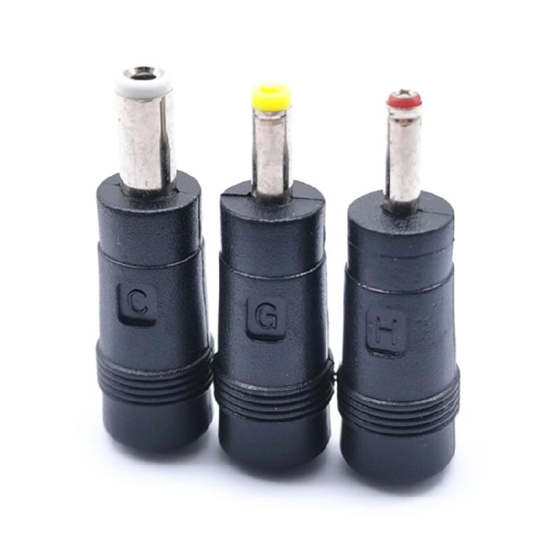 Czarny Adapter Ładowania Zasilacz Konwerter DC5521 na DC4017 Złącze żeńskie na męskie