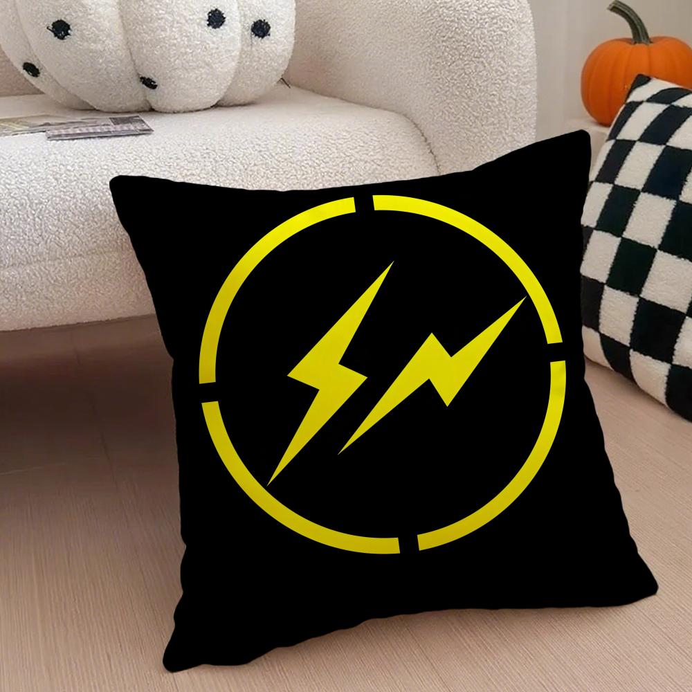 Blitz FFragment DDesign Kissenbezug Sofakissenbezug Verdeckter Knopf Strapazierfähiges Polyester Stuhlkissen