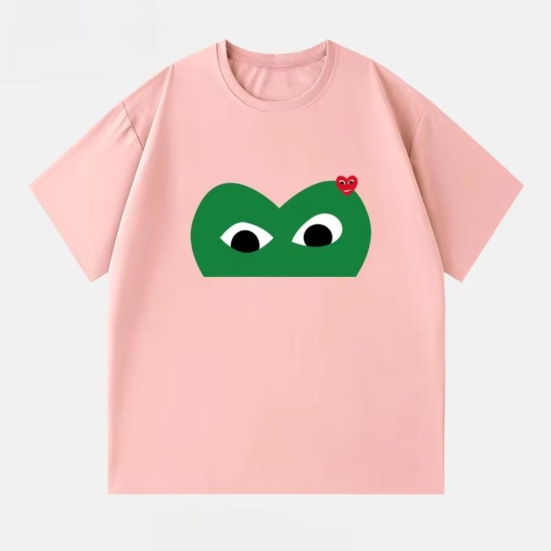 2025 Summer Fashion trend: Simple printed T-shirts for men and women casual short-sleeved round-neck cotton tops