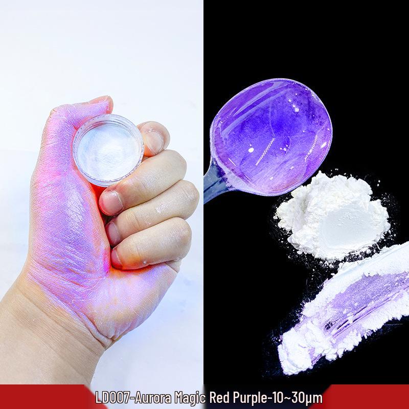 Iridescent Aurora Cosmetic Grade Mica Powder for Glitter Eyeshadow & Bath Soap, 10g