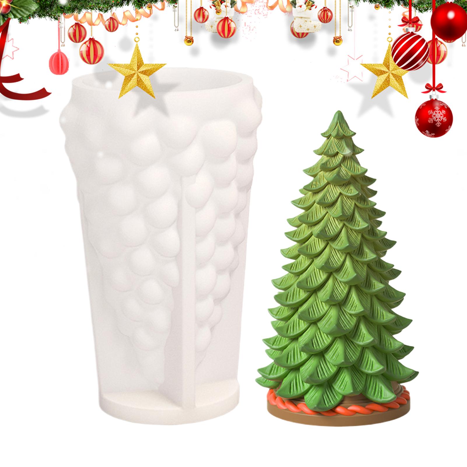 

Форма для ароматерапевтической свечи Рождественская елка DIY Рождественское украшение, орнамент, инструменты для рукоделия, форма для свечи Рождественская елка , гипсовая форма CN