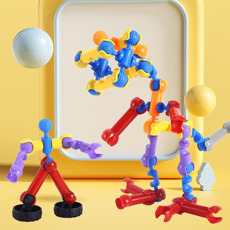 Children's Versatile Joint Building Blocks - Large Particle Creative DIY Educational Toys