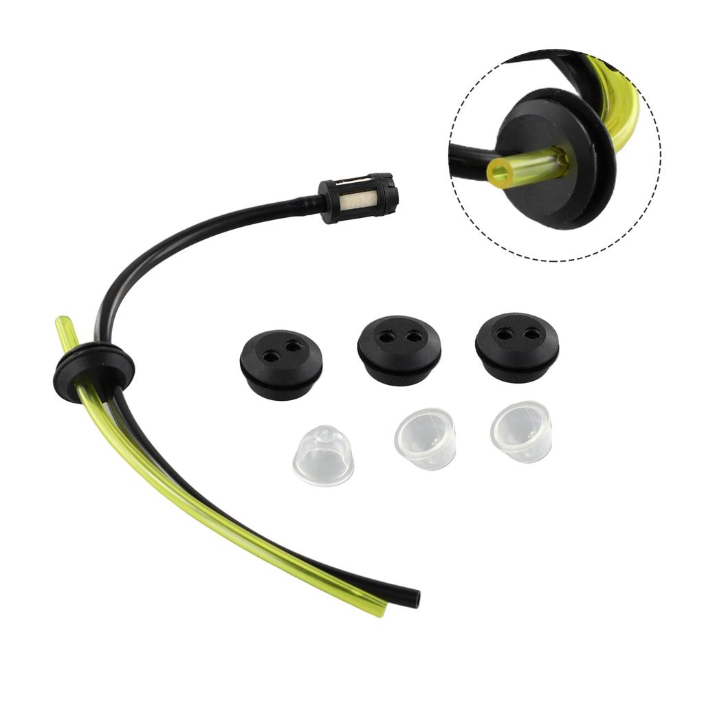 3PCS Fuel Pipe Grass Trimmer Fuel Line Gasket Fuel Filter Kit Lawn Mowers Fuel Lines Home Garden Chainsaw Parts Tool Accessories